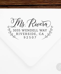 Return Address Stamp #129 – Paperlux Fine Stationery